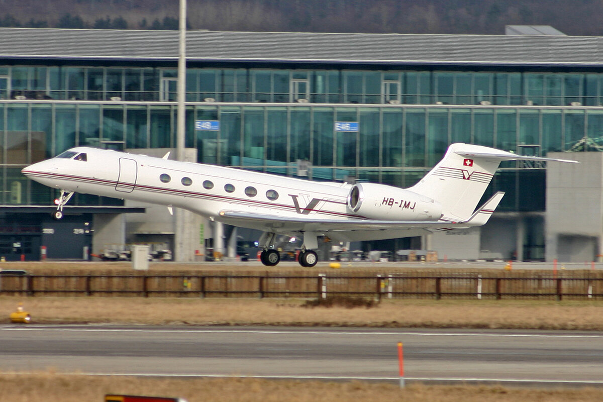 G5 Executive, HB-IMJ, Gulfstream GV, msn: 517, 23.Januar 2008, ZRH Zürich, Switzerland.