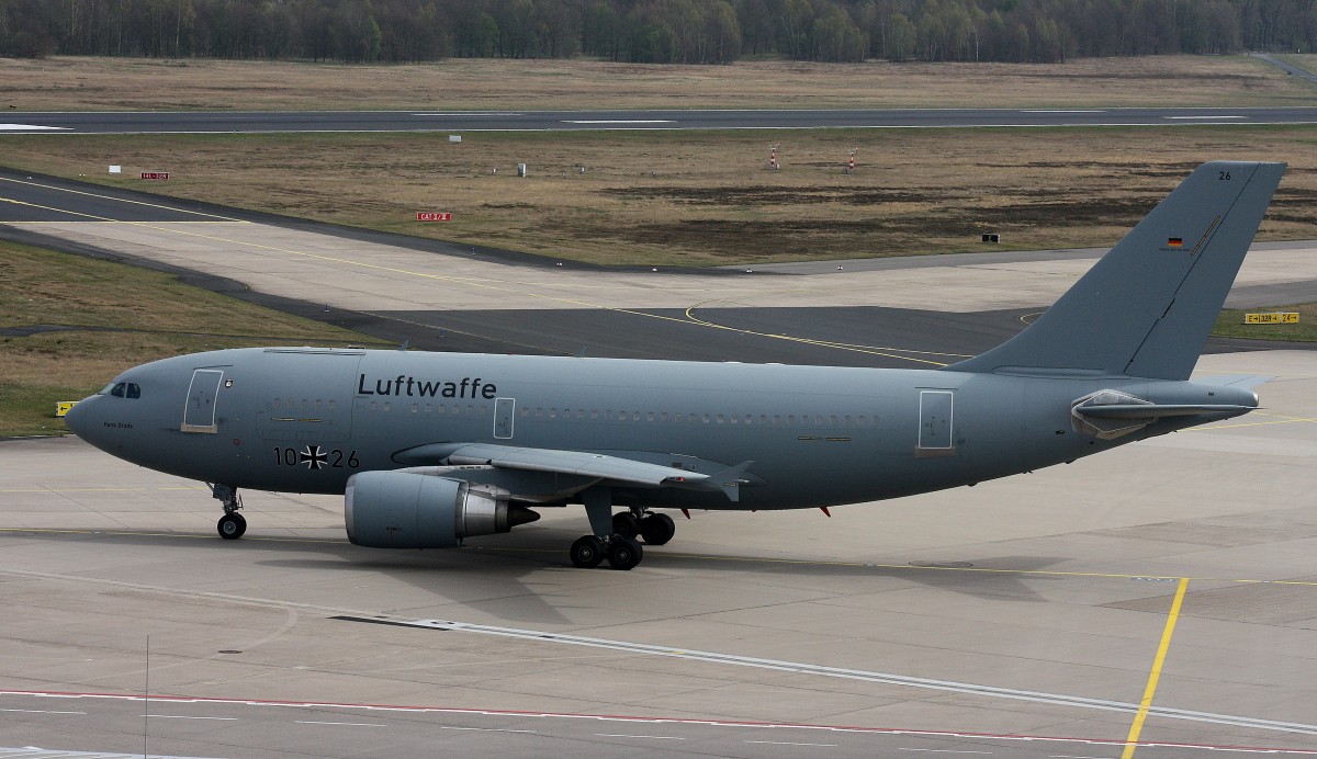 GAF,10+26,(c/n 522),Airbus A310-304 MRTT,31.03.2014,CGN-EDDK,Koeln-Bonn,Germany