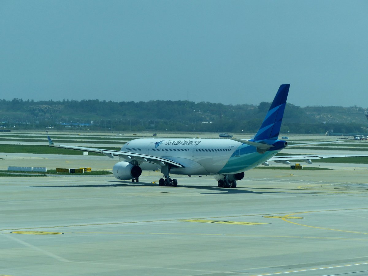 Garuda Indonesia, PK-GPY, Airbus A330, Seoul-Incheon Airport (INC), 16.5.2016