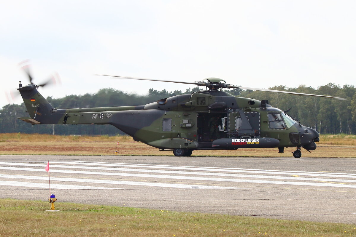 German Army, Reg: 78-32, NH Industries NH-90TTH. Kleine Brogel Airbase (BE), 10.09.2022