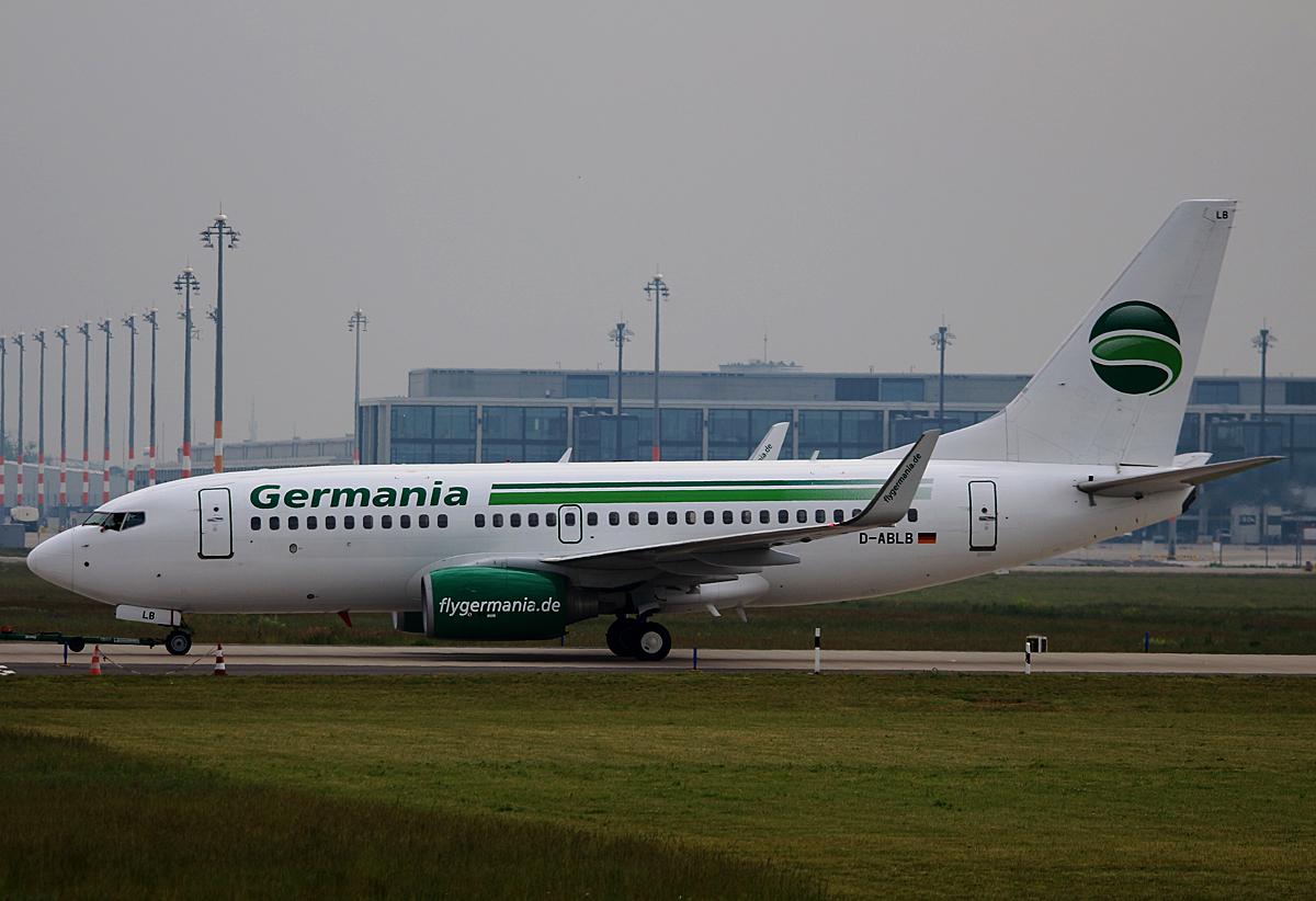 Germania, Boeing B 737-76J, D-ABLB, SXF, 31.05.2016