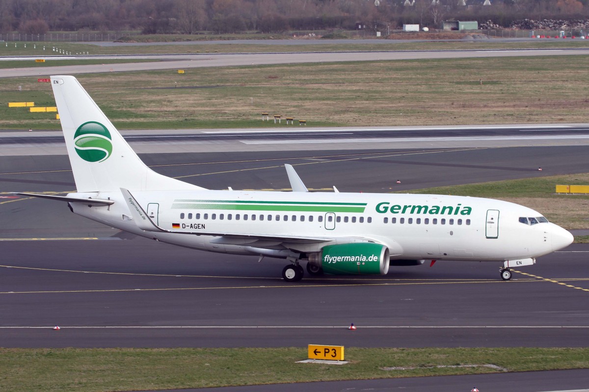 Germania, D-AGEN, Boeing, 737-75B wl, 03.04.2015, DUS-EDDL, Düsseldorf, Germany