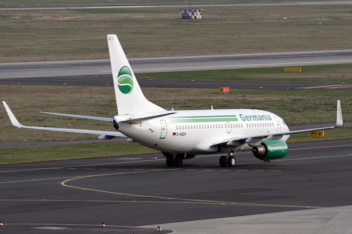 Germania, D-AGEN, Boeing, 737-75B wl, 03.04.2015, DUS-EDDL, Düsseldorf, Germany