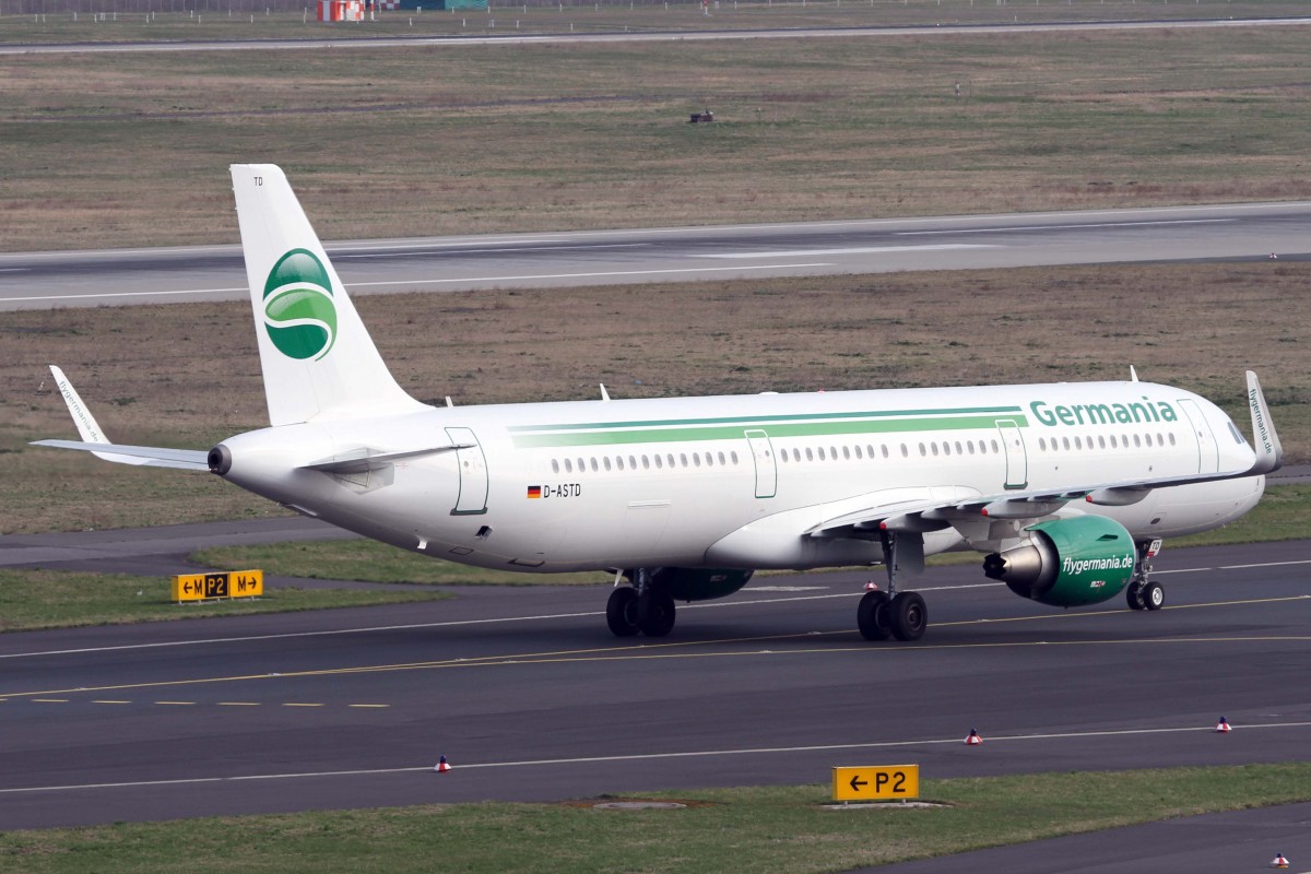 Germania, D-ASTD, Airbus, A 321-211, 03.04.2015, DUS-EDDL, Düsseldorf, Germany