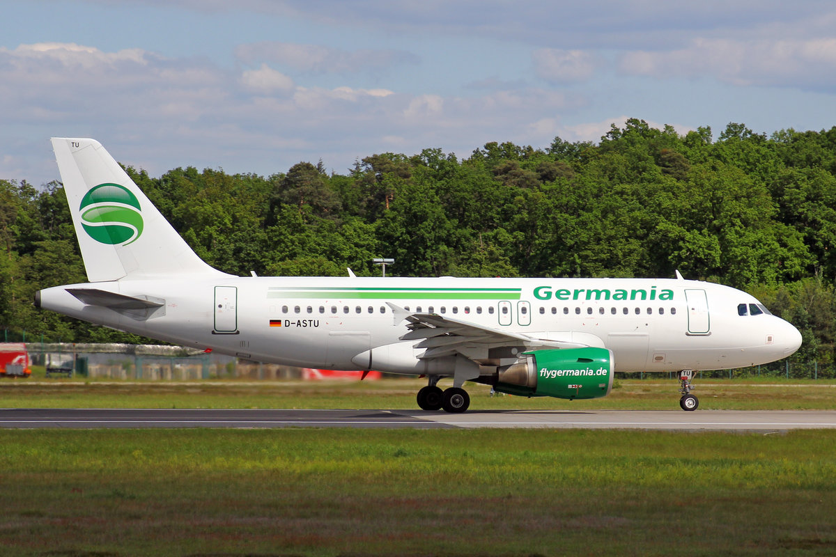 Germania, D-ASTU, Airbus A319-112, msn: 3533, 21.Mai 2017, FRA Frankfurt am Main, Germany.