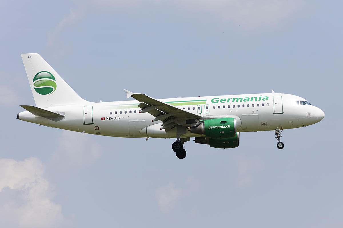 Germania, HB-JOG, Airbus, A319-112, 25.05.2017, ZRH, Zürich, Switzerland 



