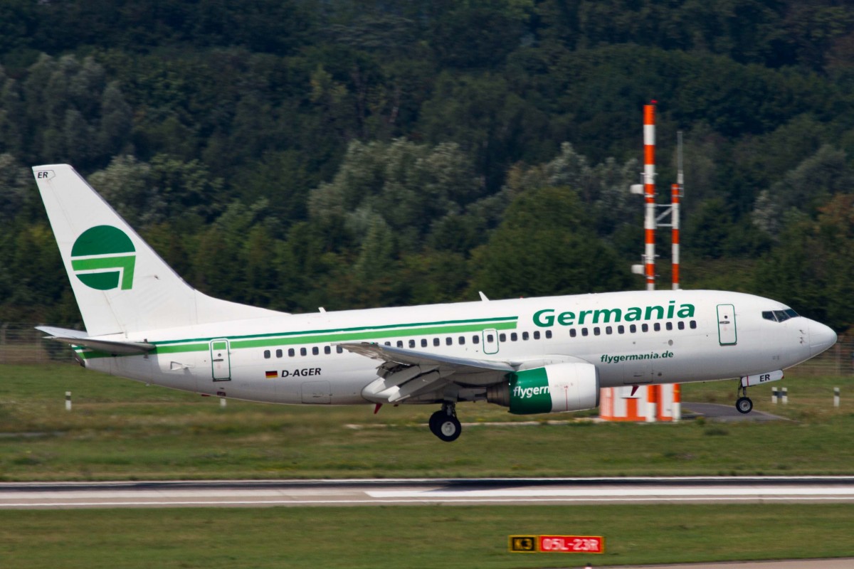 Germania (ST-GMI), D-AGER, Boeing, 737-75B, 22.08.2015, DUS-EDDL, Düsseldorf, Germany 