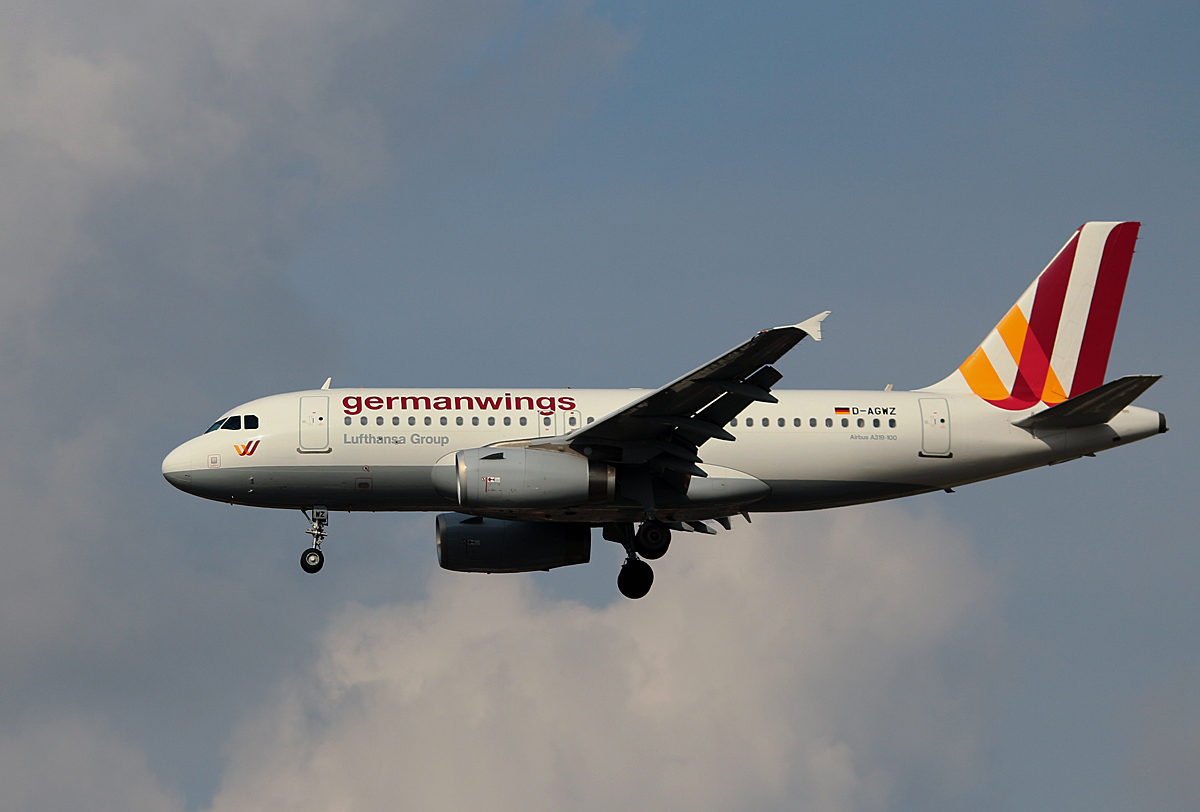 Germanwings , Airbus A 319-132, D-AGWZ, TXL, 08.03.2016
