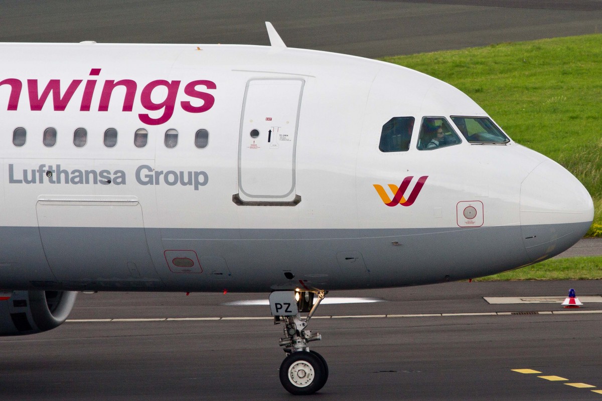 Germanwings (4U-GWI), D-AIPZ, Airbus, A 320-211 (Bug/Nose ~ neue GW-Lkrg.), 27.06.2015, DUS-EDDL, Düsseldorf, Germany