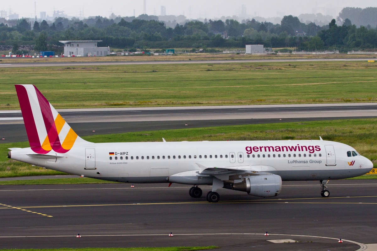 Germanwings (4U-GWI), D-AIPZ, Airbus, A 320-211 (neue GW-Lkrg.), 27.06.2015, DUS-EDDL, Düsseldorf, Germany