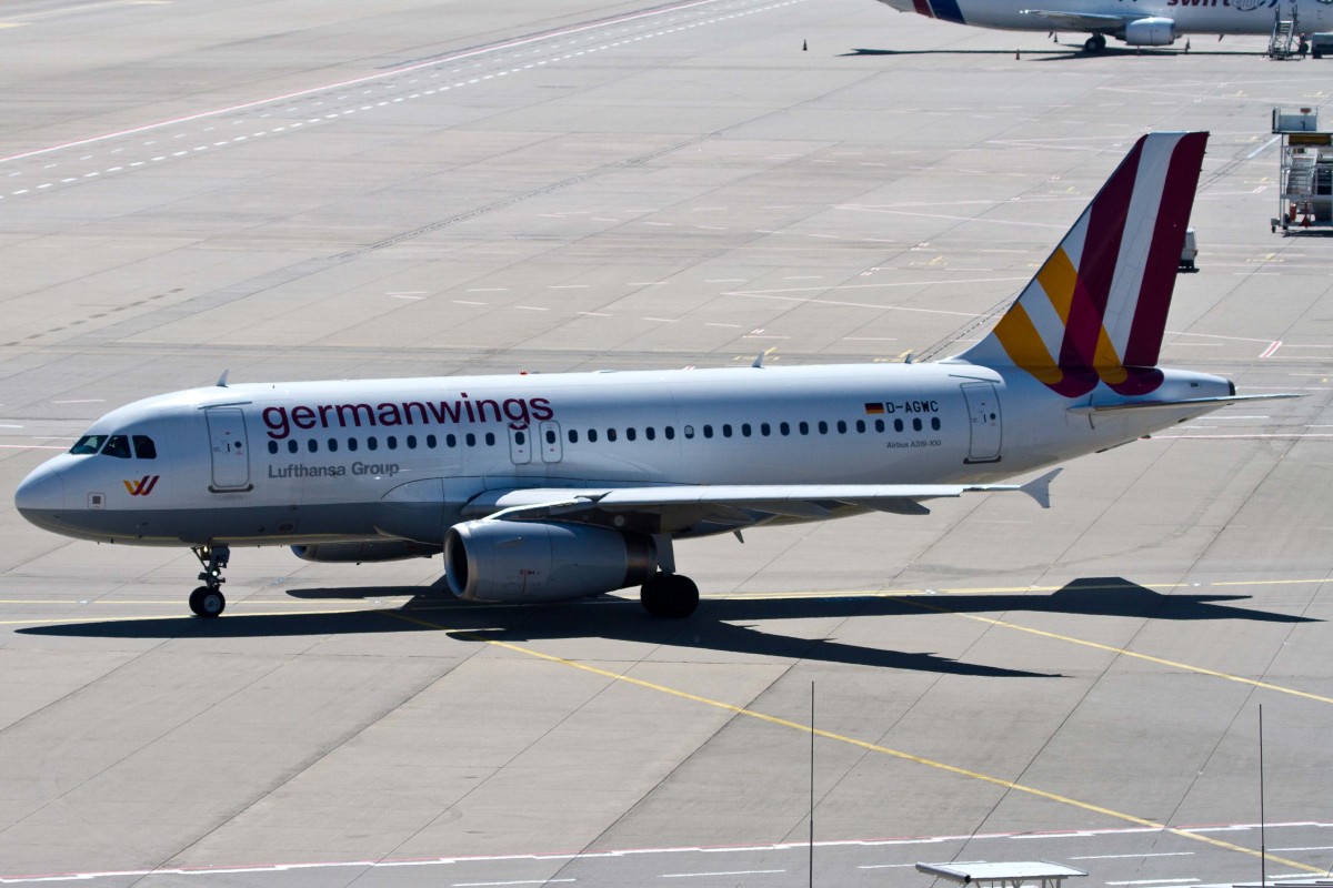 Germanwings (4U/GWI), D-AGWC, Airbus, A 319-132 (neue GW-Lkrg.), 05.06.2015, CGN-EDDK, Köln-Bonn, Germany