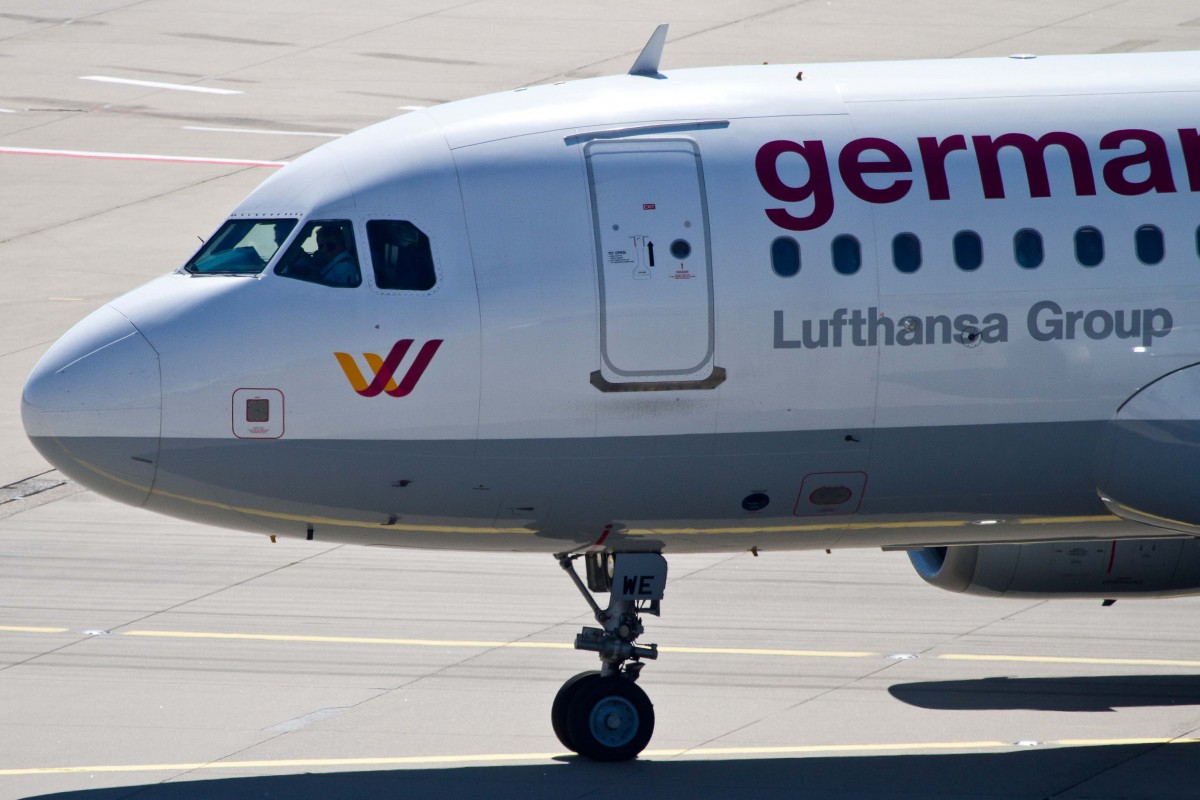 Germanwings (4U/GWI), D-AGWE, Airbus, A 319-132 (Bug/Nose ~ neue GW-Lkrg.), 05.06.2015, CGN-EDDK, Köln-Bonn, Germany