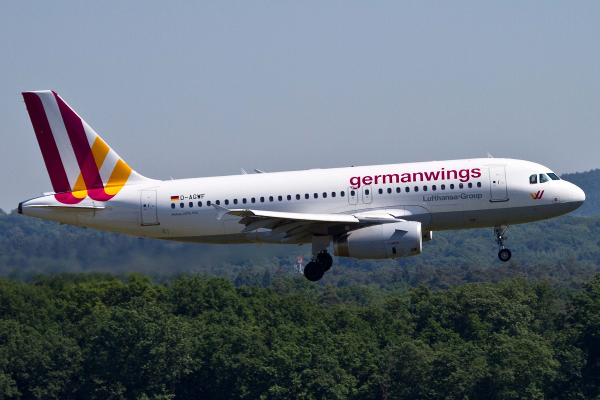 Germanwings (4U/GWI), D-AGWF, Airbus, A 319-132 (neue GW-Lkrg.), 05.06.2015, CGN-EDDK, Köln-Bonn, Germany