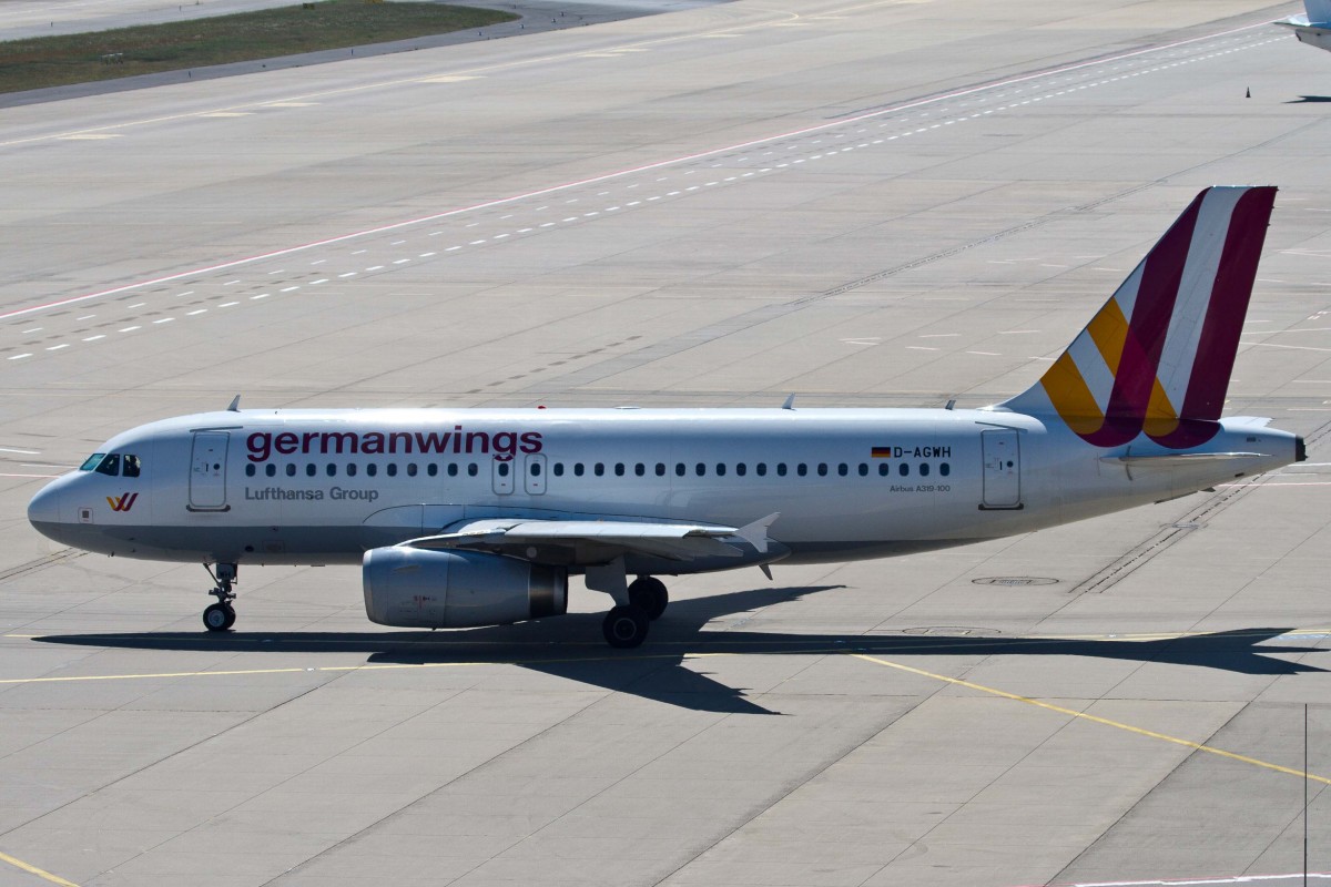 Germanwings (4U/GWI), D-AGWH, Airbus, A 319-132 (neue GW-Lkrg.), 05.06.2015, CGN-EDDK, Köln-Bonn, Germany