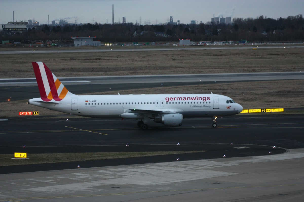 Germanwings A320 *D-AIQE* am 1.3.2015 @ DUS