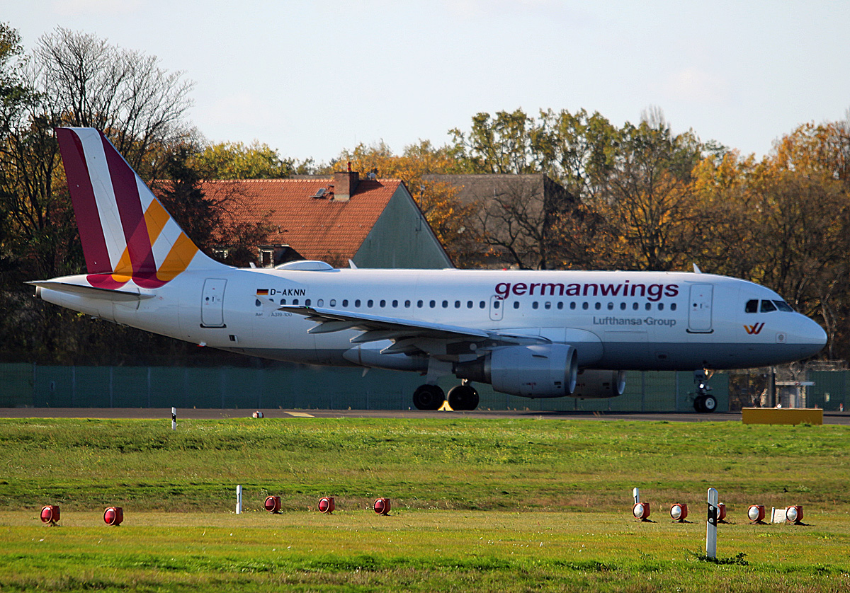 Germanwings, Airbus A 319-112, D-AKNN, TXL, 30.10.2017