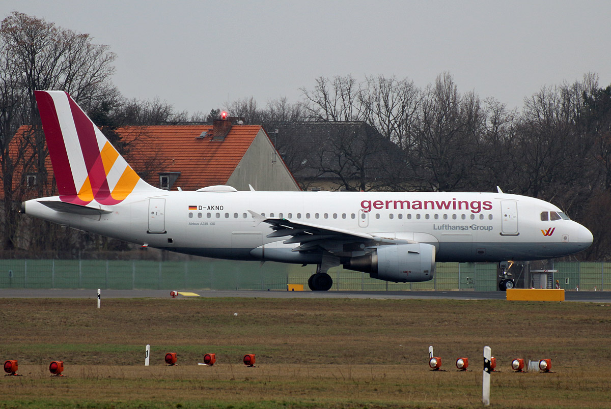 Germanwings, Airbus A 319-112, D-AKNO, TXL, 02.03.2019
