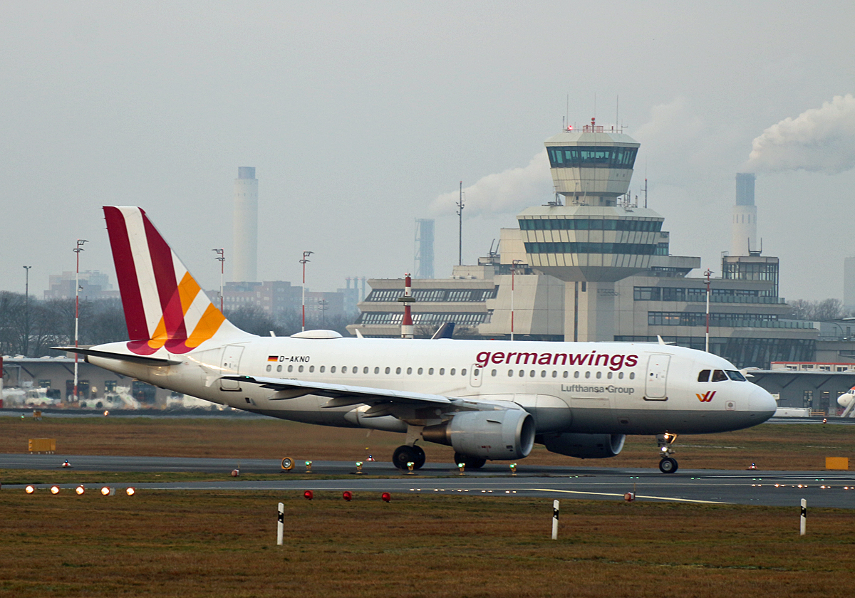 Germanwings, Airbus A 319-112, D-AKNO, TXL, 15.02.2020