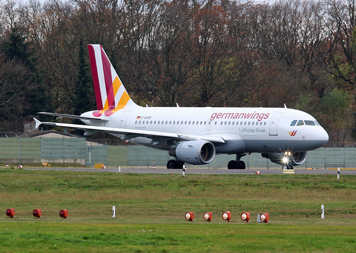 Germanwings, Airbus A 319-112, D-AKNP, TXL, 19.11.2017
