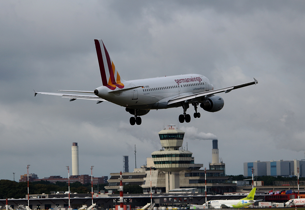 Germanwings, Airbus A 319-112, D-AKNS, TXL, 15.07.2016