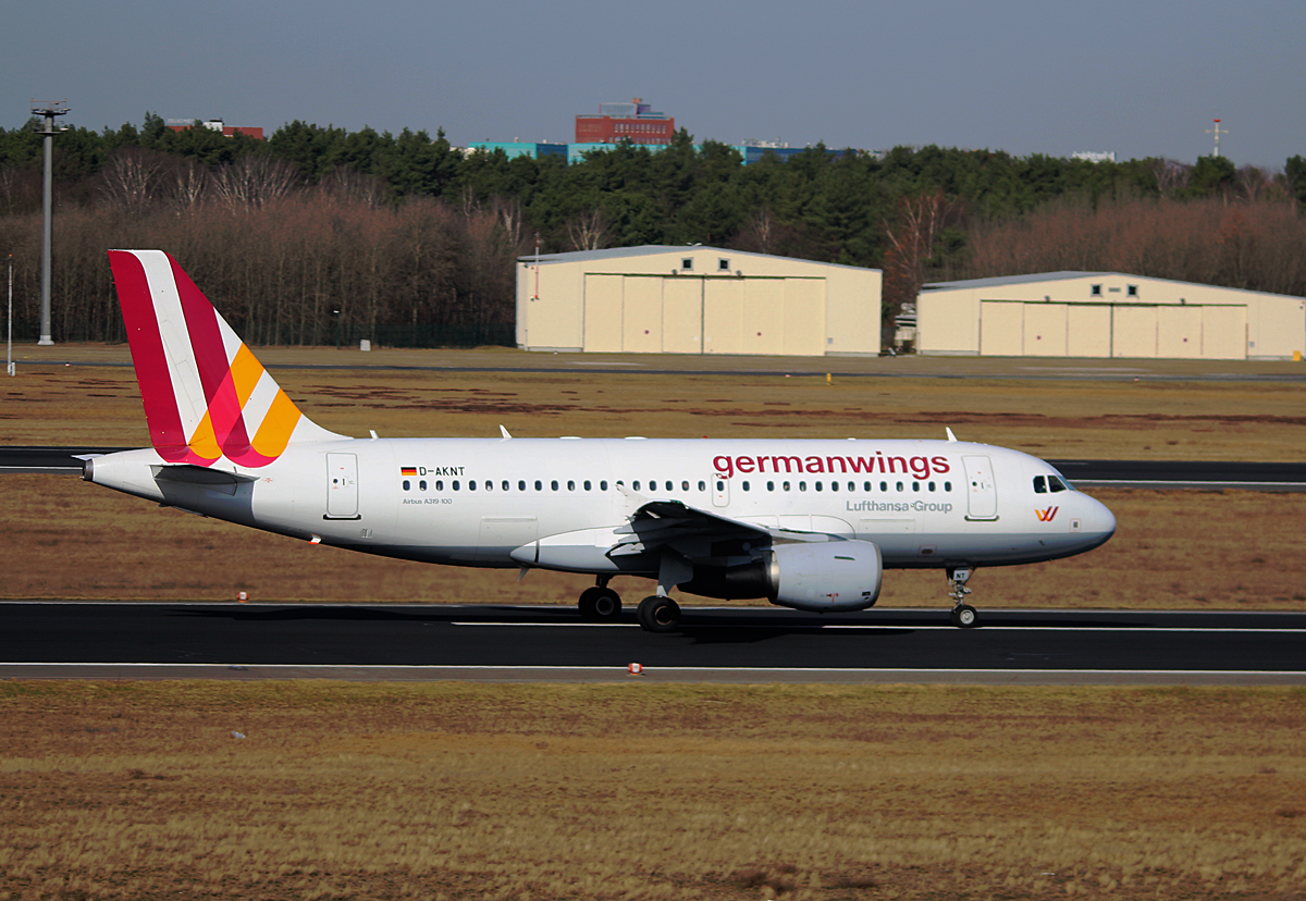 Germanwings, Airbus A 319-112, D-AKNT, TXL, 04.03.2017