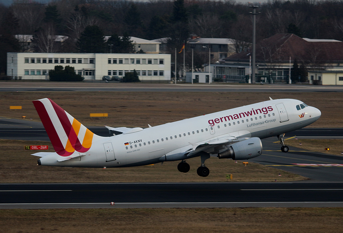 Germanwings, Airbus A 319-112, D-AKNV, TXL, 04.03.2017