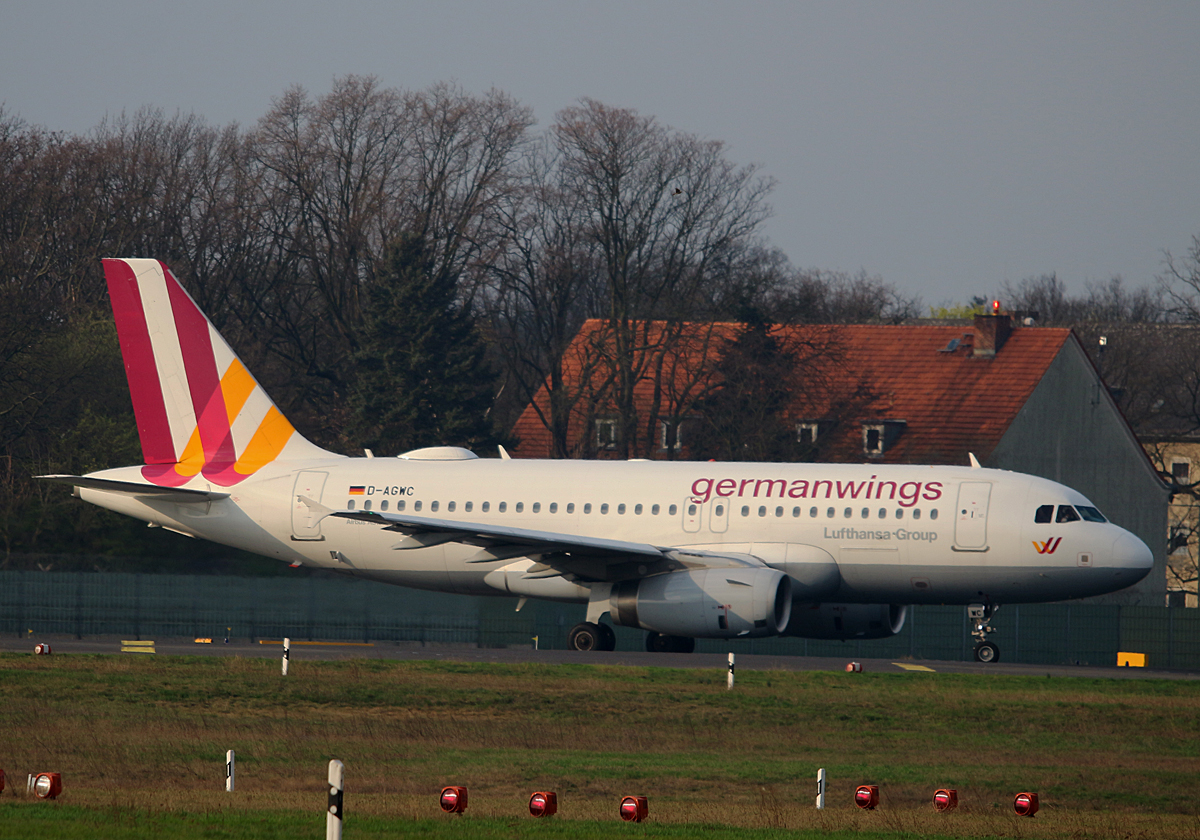 Germanwings, Airbus A 319-132, D-AGWC, TXL, 02.04.2017