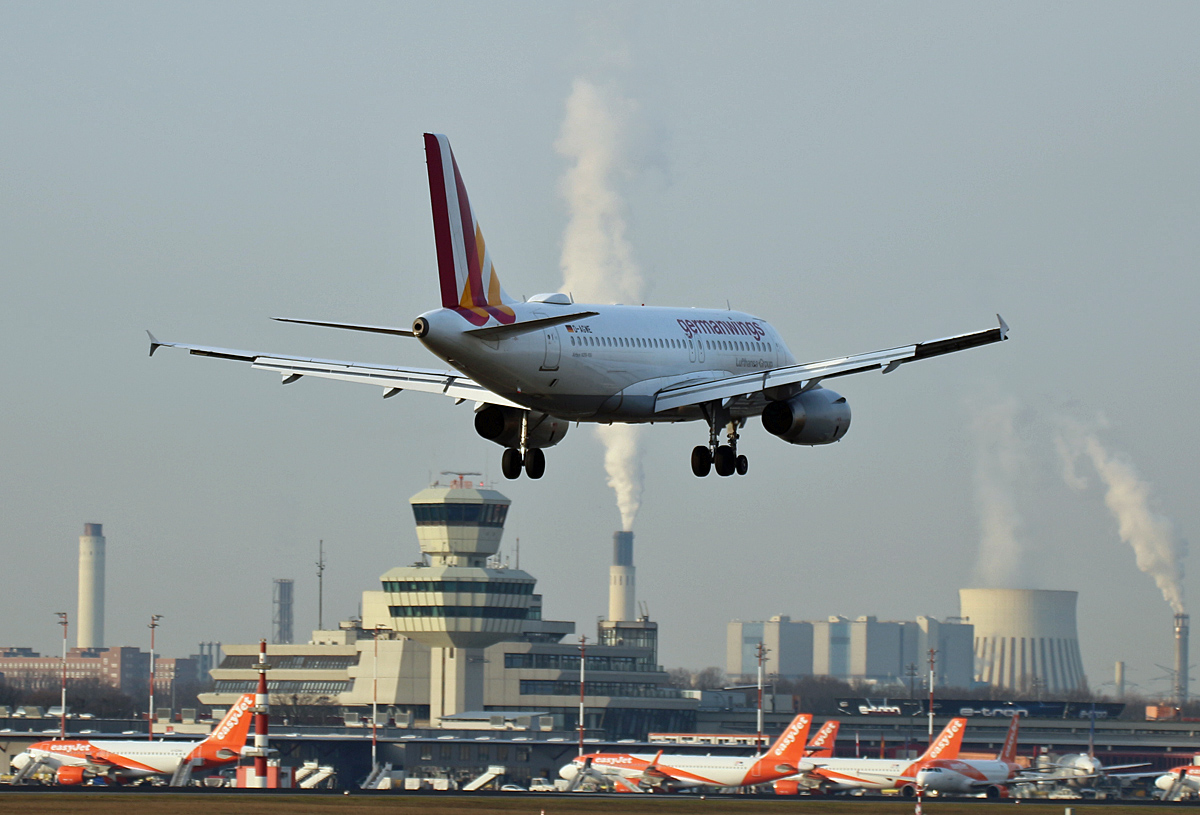 Germanwings, Airbus A 319-132, D-AGWE, TXL, 17.02.2019