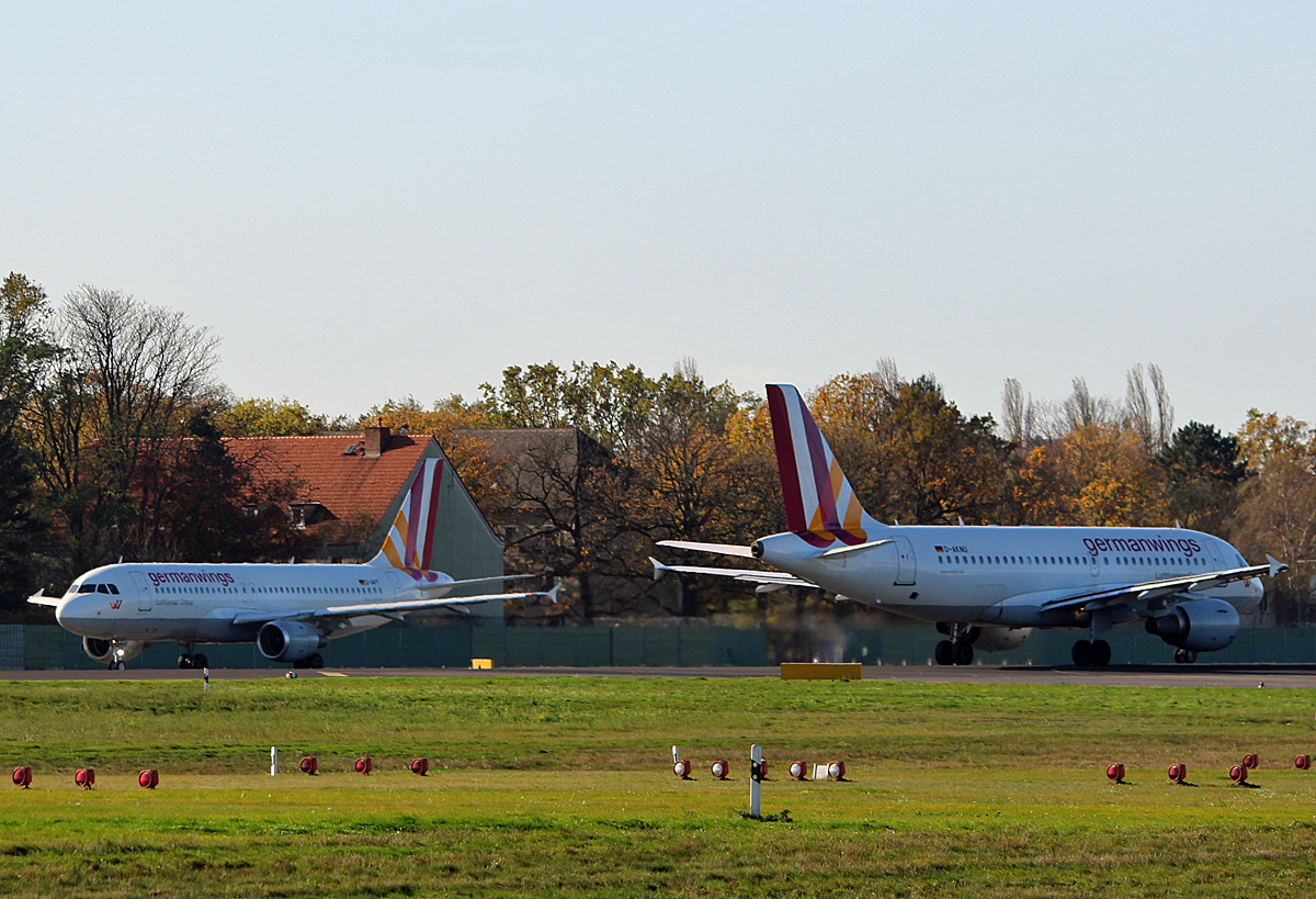 Germanwings, Airbus A 320-211, D-AIPT, Airbus A 319-112, D-AKNU, TXL, 30.10.2017