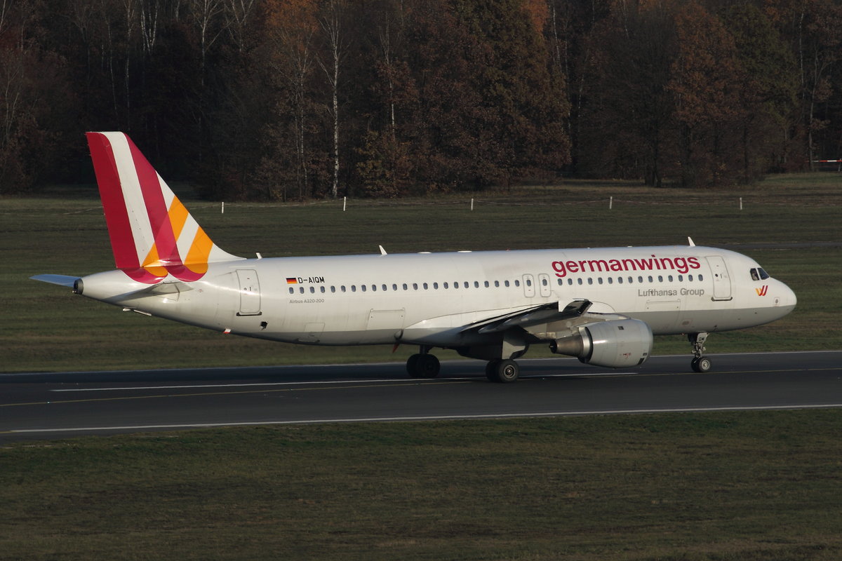 Germanwings, Airbus A320-200, D-AIQM. Köln-Bonn (EDDK) am 24.11.2019.