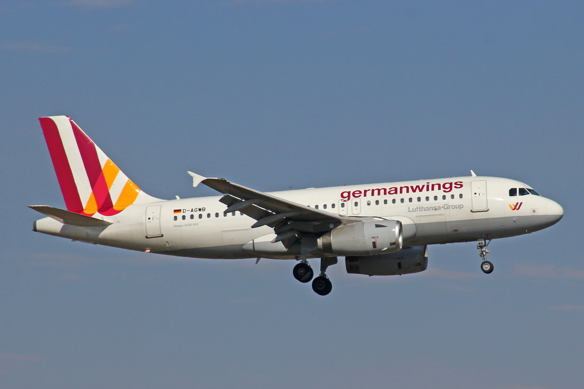 Germanwings, D-AGWB, Airbus A319-132, msn: 2833, 15.März 2017, ZRH Zürich, Switzerland.