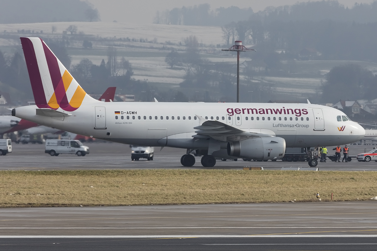 Germanwings, D-AGWH, Airbus, A319-132, 23.01.2016, ZRH, Zürich, Switzerland 



