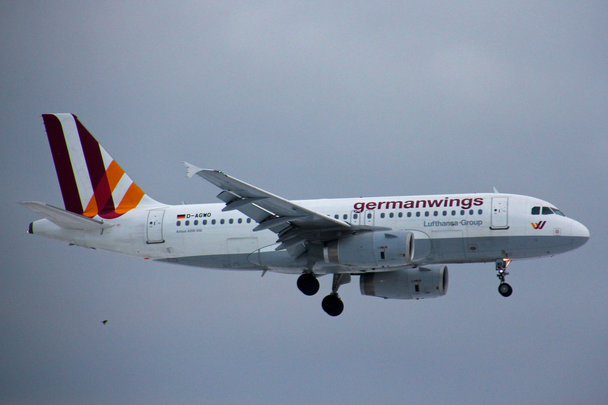 Germanwings, D-AGWO, Airbus A319-132, msn: 4166, 17.Januar 2017, ZRH Zürich, Switzerland.