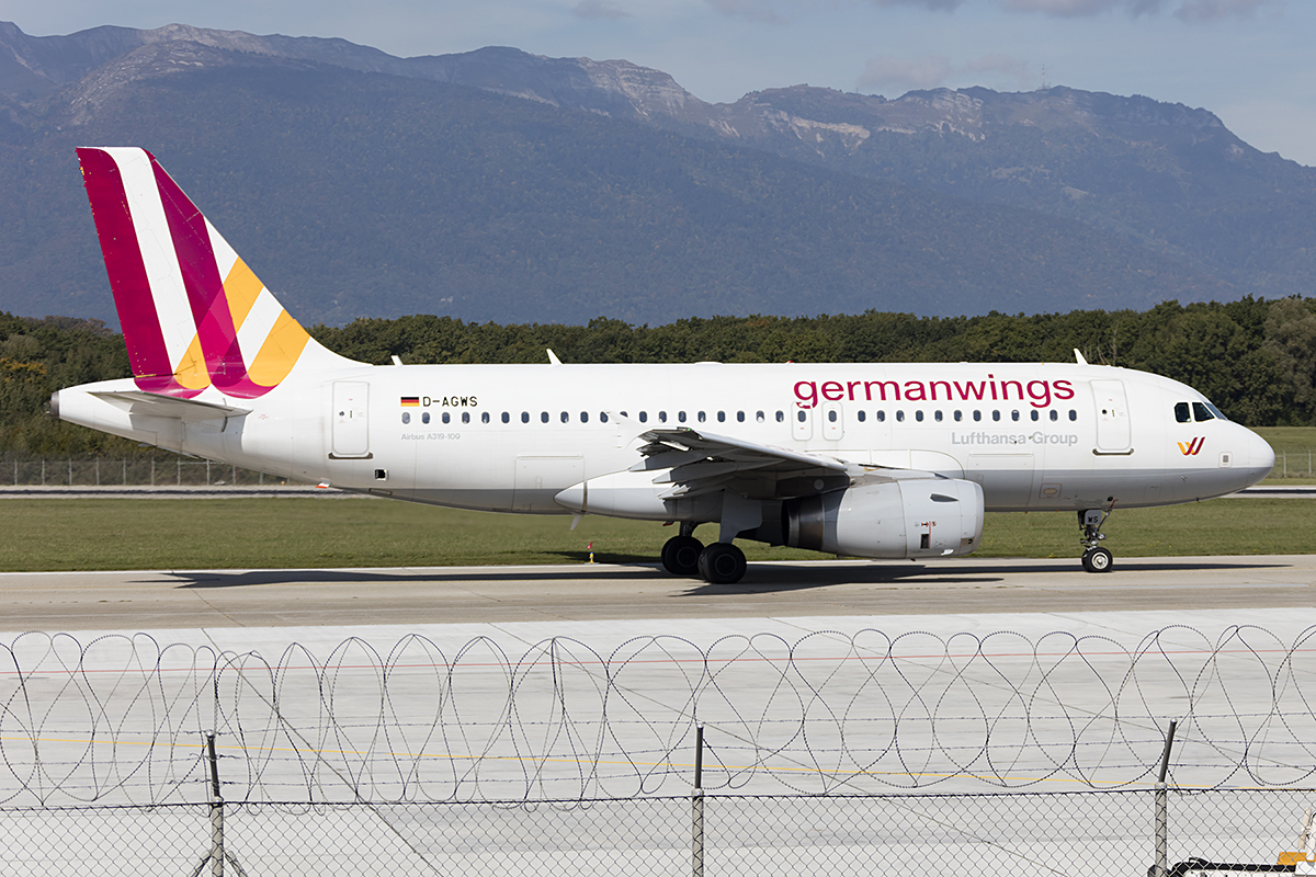 Germanwings, D-AGWS, Airbus, A319-132, 24.09.2017, GVA, Geneve, Switzerland 




