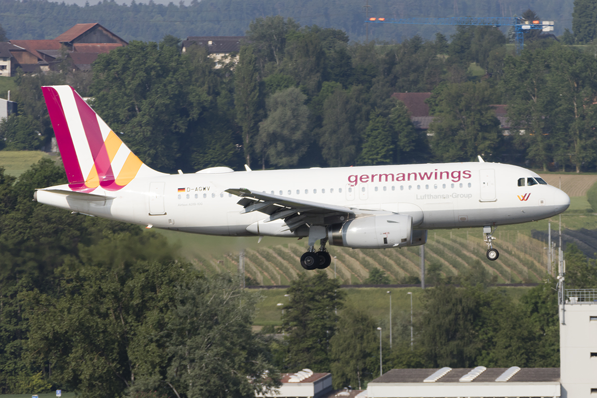 Germanwings, D-AGWV, Airbus, A319-132, 25.05.2017, ZRH, Zürich, Switzerland 


