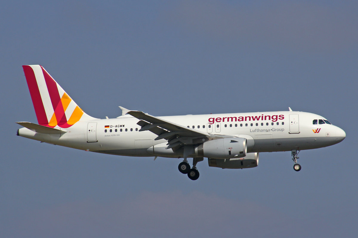 Germanwings, D-AGWW, Airbus A319-132, msn: 5535, 25.März 2017, ZRH Zürich, Switzerland.