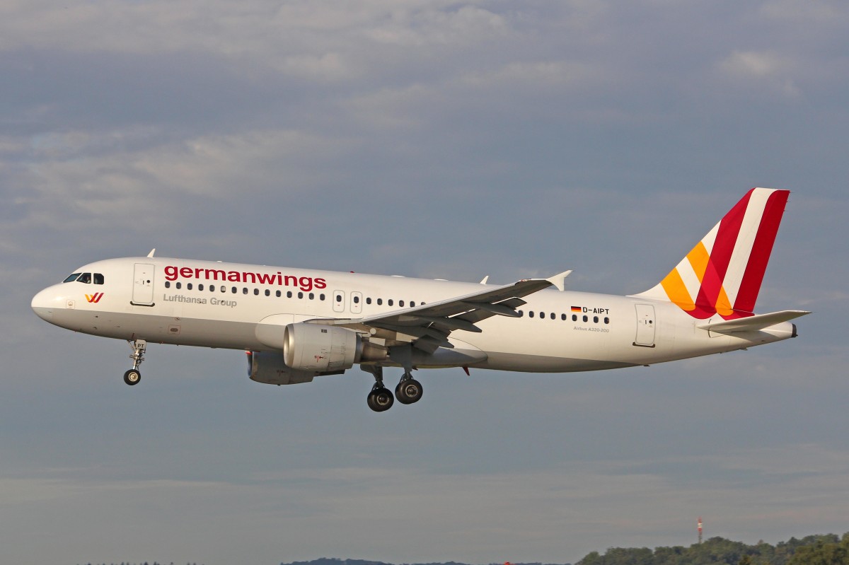 Germanwings, D-AIPT, Airbus A320-211, 28.August 2015, ZRH Zürich, Switzerland.