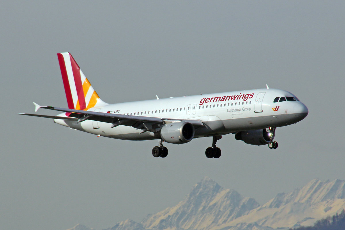Germanwings, D-AIPU, Airbus A320-211, msn: 135, 14.April 2018, ZRH Zürich, Switzerland.
