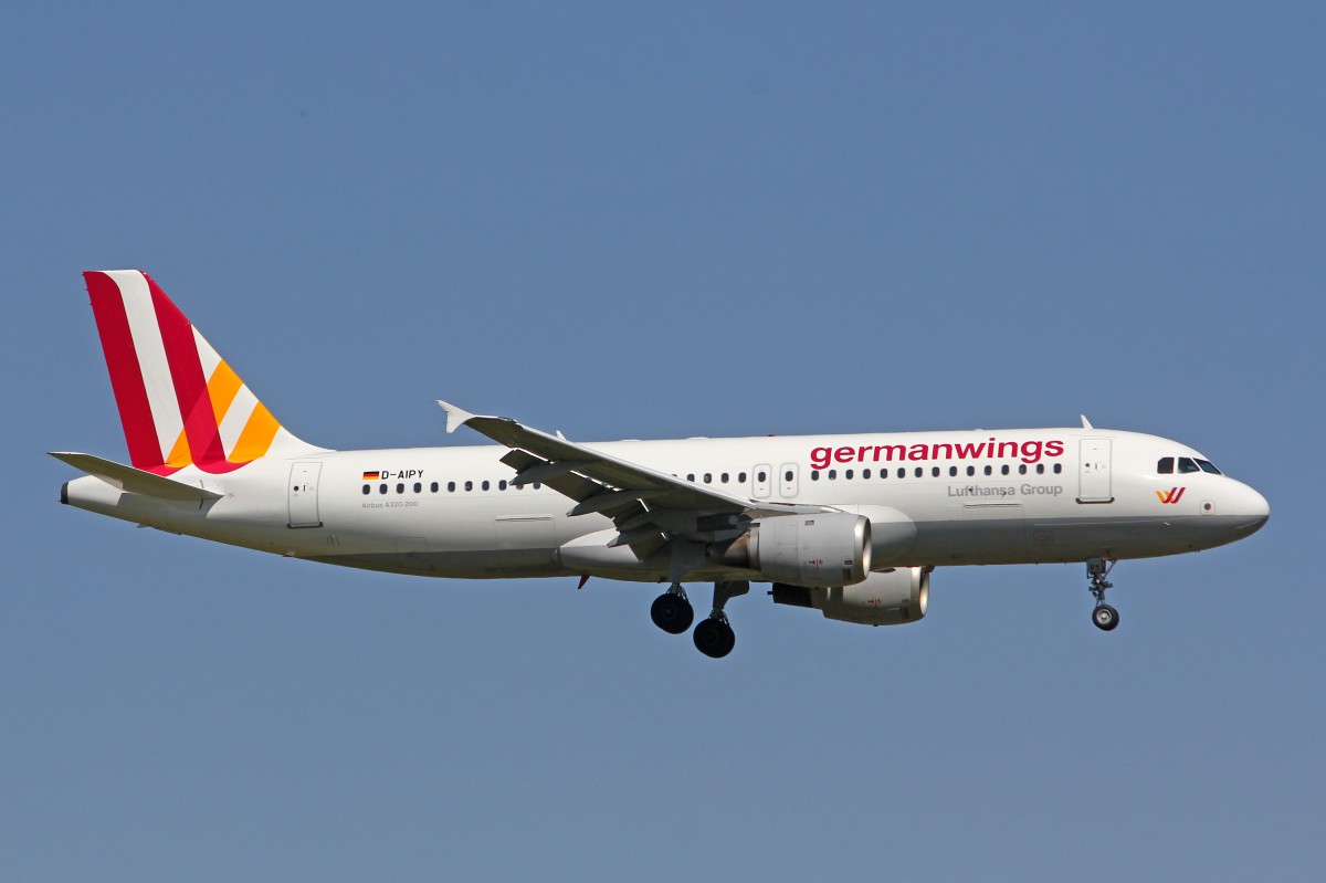 Germanwings, D-AIPY, Airbus A320-211, 24.April 2015, ZRH  Zürich, Switzerland.