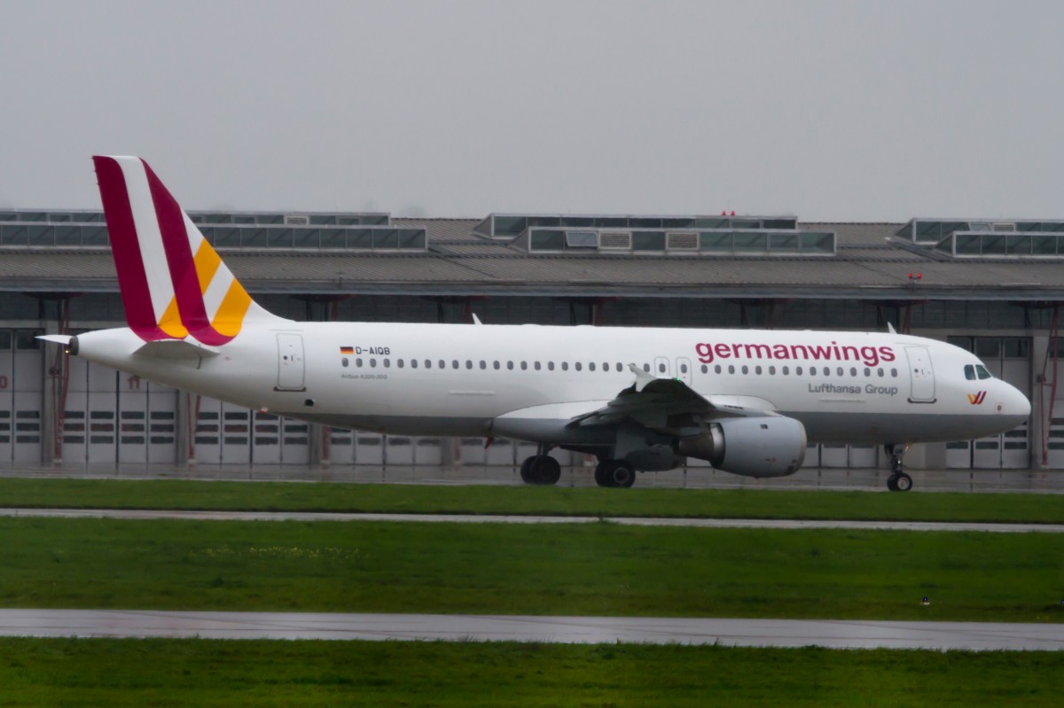 Germanwings, D-AIQB, Airbus, A 320-200 (neue GW-Lkrg.), 12.09.2014, STR-EDDS, Stuttgart, Germany 



