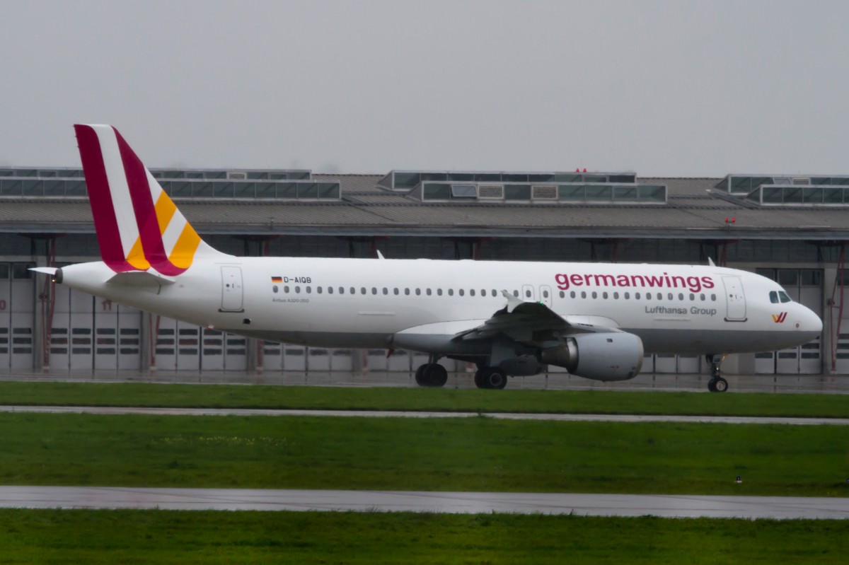 Germanwings, D-AIQB, Airbus, A 320-200 (neue GW-Lkrg.), 12.09.2014, STR-EDDS, Stuttgart, Germany 



