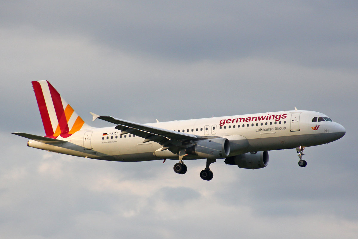 Germanwings, D-AIQF, Airbus A320-211, 15.Juli 2016, ZRH Zürich, Switzerland.