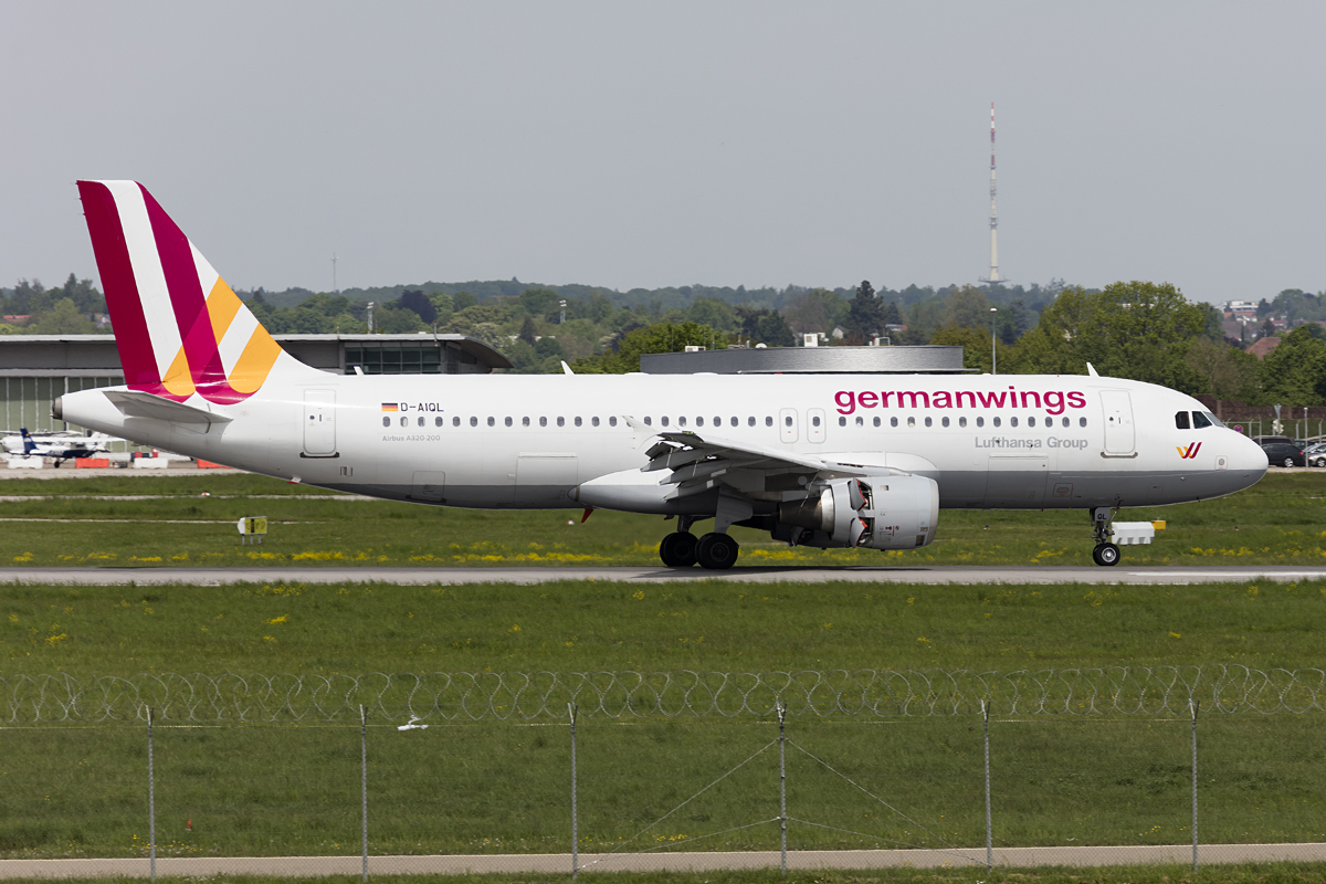 Germanwings, D-AIQL, Airbus, A320-211, 11.05.2016, STR, Stuttgart, Germany 




