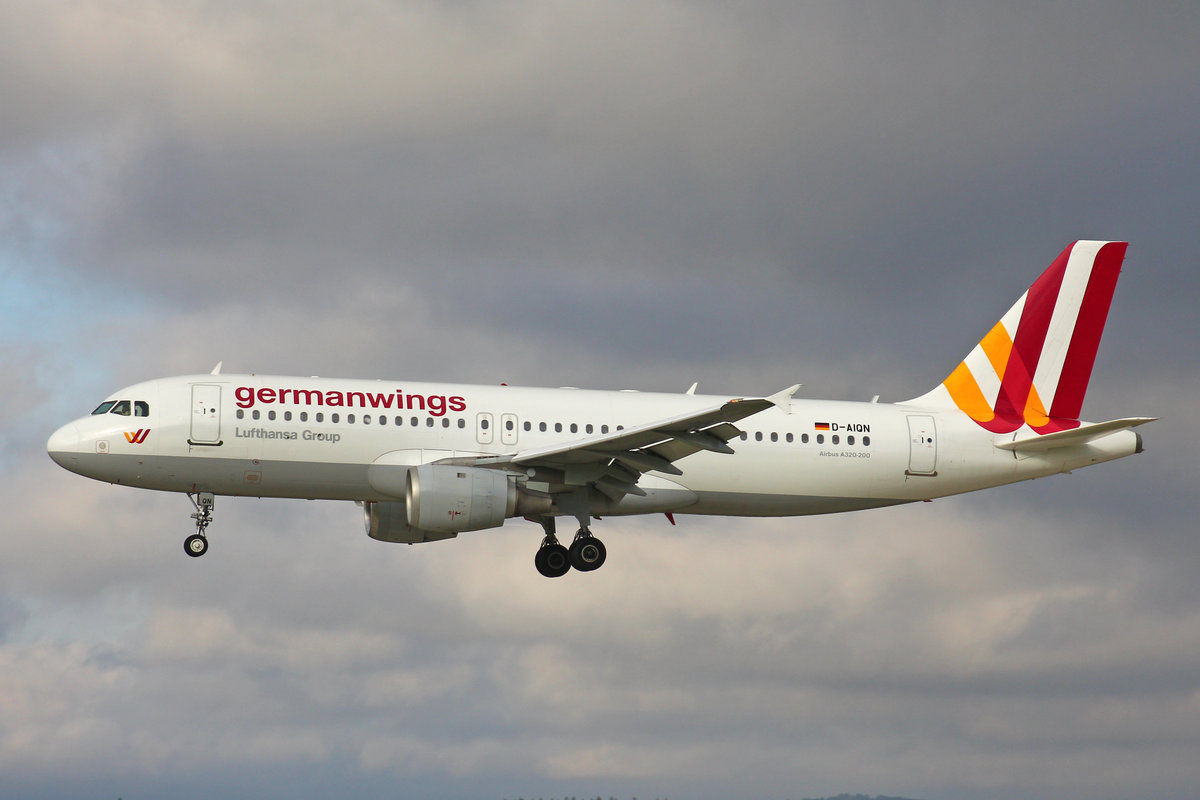 Germanwings, D-AIQN, Airbus A320-211, 7.August 2017, ZRH Zürich, Switzerland.