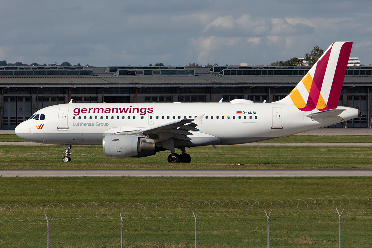 Germanwings, D-AKNL, Airbus, A319-111, 12.09.2019, STR, Stuttgart, Germany



