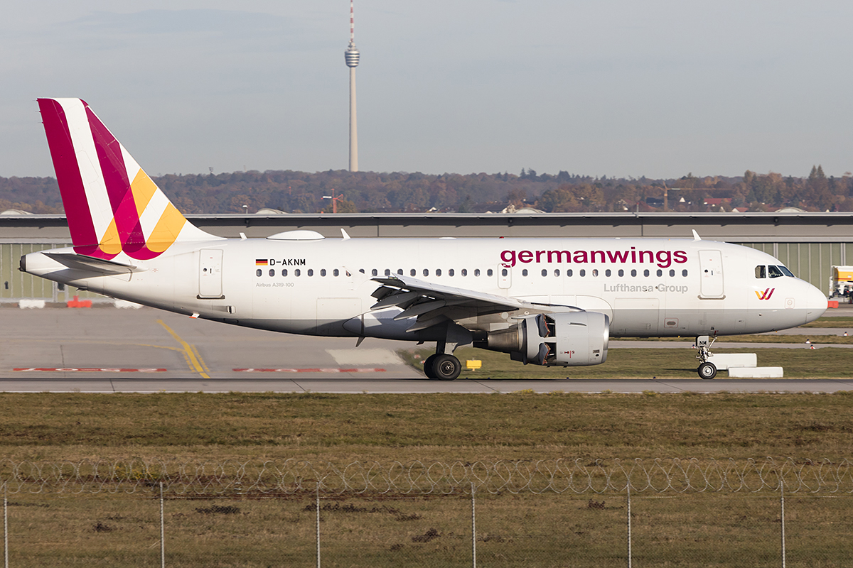 Germanwings, D-AKNMG, Airbus, A319-112, 06.11.2018, STR, Stuttgart, Germany 





