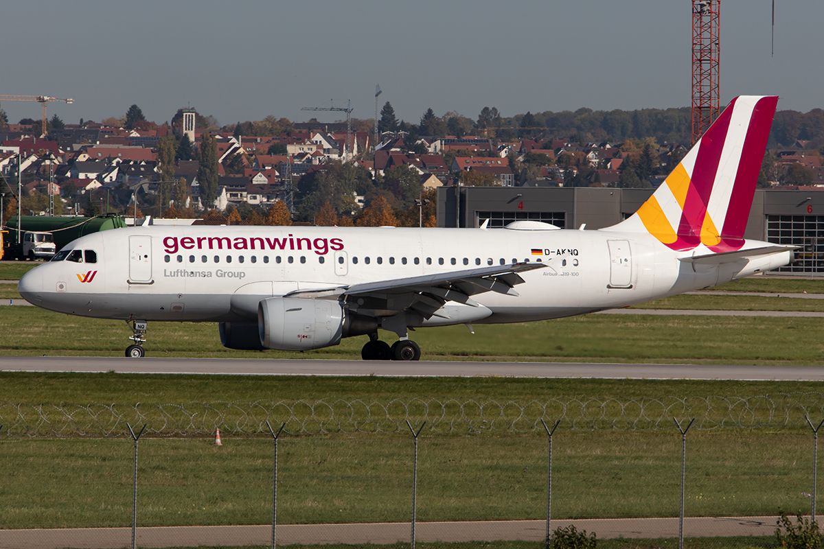 Germanwings, D-AKNQ, Airbus, A319-112, 15.10.2019, STR, Stuttgart, Germany


