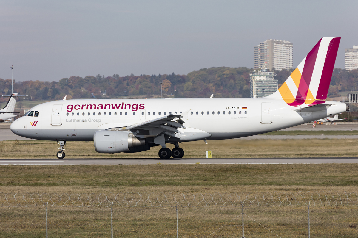 Germanwings, D-AKNT, Airbus, A319-112, 24.10.2015, STR, Stuttgart, Germany 




