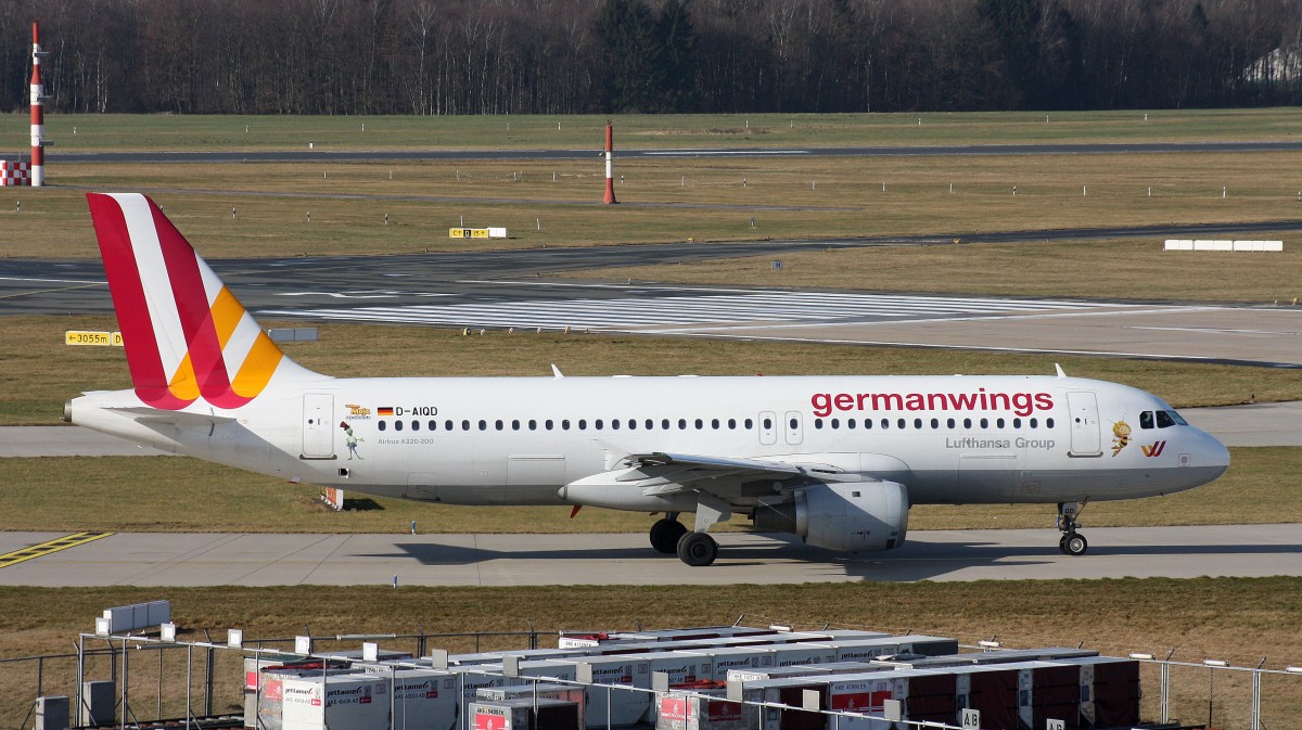 Germanwings,D-AIQD,(c/n 202),Airbus A320-211,28.02.2015,HAM-EDDH,Hamburg,Germany(Sticker:Biene Maja)