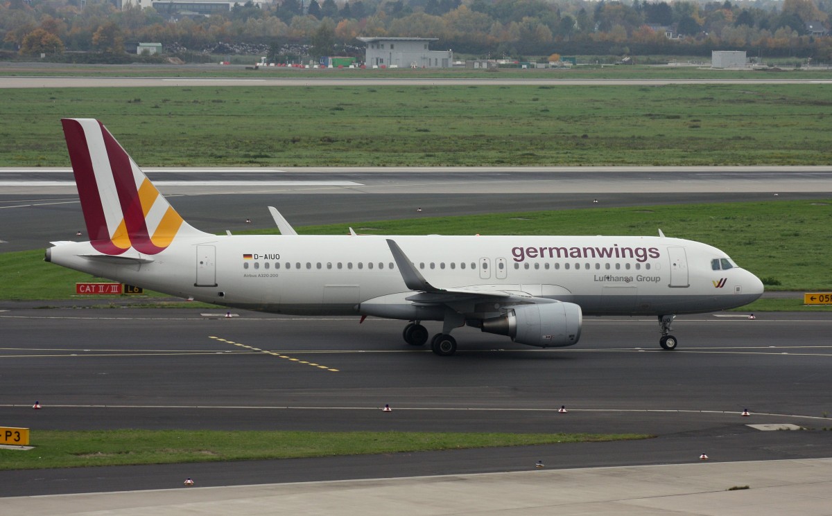 Germanwings,D-AIUO,(C/N 6636),Airbus A 320-214(SL), 24.10.2015,DUS-EDDL, Düsseldorf, Germany 